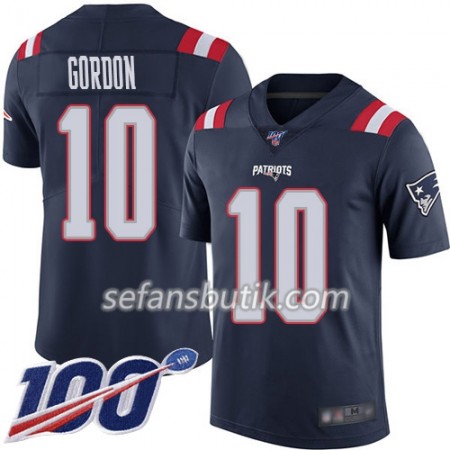 New England Patriots Tröjor Josh Gordon 10 Nike Navy 100th - Herr New England Patriots Tröjor Josh Gordon 10 Nike Navy 100th - Herr